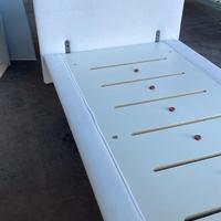 LETTO FLOU in tessuto compreso di pannello rete