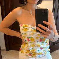 Blusa a fiori estiva