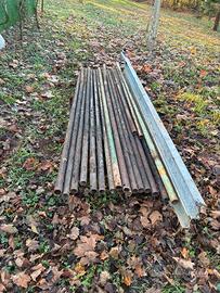 Tubi Innocenti per recinzione più Putrelle