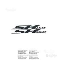 Coppia adesivi neri Honda Sh 150