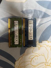 Due banchi di ram da 4 gb l’uno entrambi DDR3