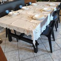 Tovaglia Vintage 3M Ricamata a Mano + 6 Tovaglioli