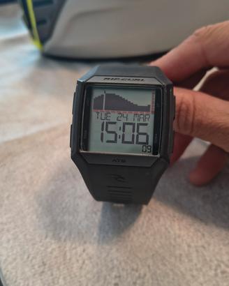 Orologio Rip Curl Rifles nero con maree