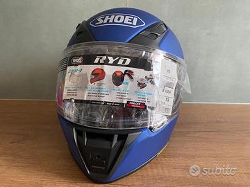 Casco Moto Shoei RYD Blu Taglia XS Nuovo