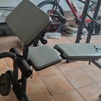 Palestra multifunzione panca completa pesi gym