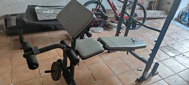 Palestra multifunzione panca completa pesi gym