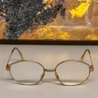 Occhiali vintage Veruska  placati oro 14 k