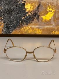 Occhiali vintage Veruska  placati oro 14 k