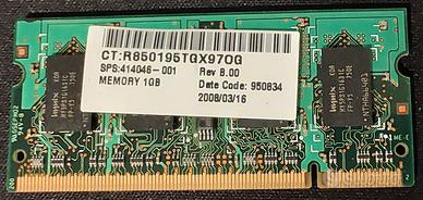 RAM Notebook Hynix 1GB DDR2 SO-DIMM PC2-5300S 667M