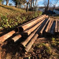 Travi varie in legno di larice e abete