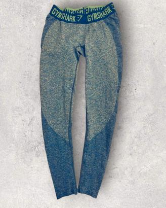 Leggings blu con sagome