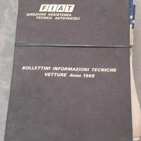 Bollettini Informazioni Tecniche Vetture 1968" 