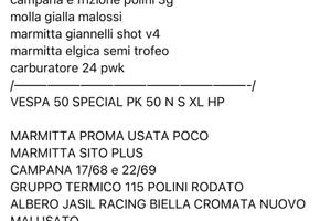 ricambi vespa e piaggio zip