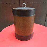 Secchiello portaghiaccio in pelle