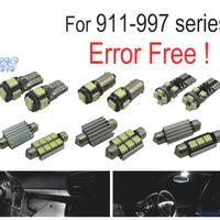 KIT 12 LAMPADE LED INTERNE PER PORSCHE 911 997 CAR