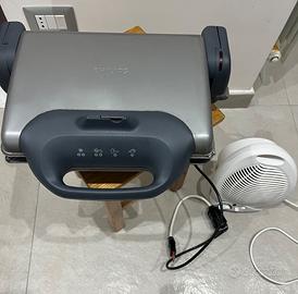 Piastra Grill elettrica + scaldino bagno