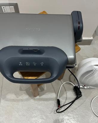 Piastra Grill elettrica + scaldino bagno