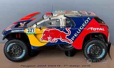 Modellino auto 1/43 Peugeot 2008 Dakar 2016 Spark