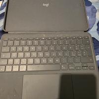 custodia con tastiera logitech combo touch ipad 13