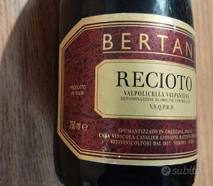 VINO SPUMANTE RECIOTO BERTANI 1990