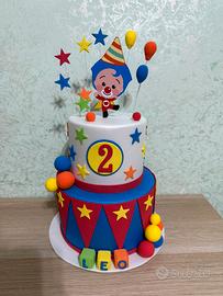 Torta scenografica Plim Plim