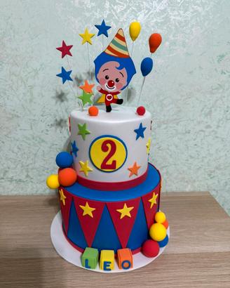 Torta scenografica Plim Plim