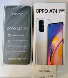 Smartphone Oppo A74 5G 6+6GB/128GB Silver TIM.