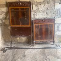 Letto antico in ferro battuto