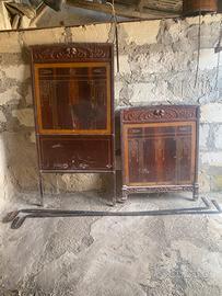 Letto antico in ferro battuto