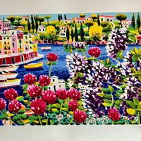 Athos Faccincani serigrafia su carta 70x100