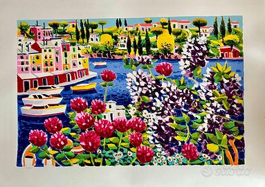 Athos Faccincani serigrafia su carta 70x100