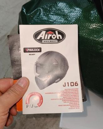 Casco Crossover Airoh J106 Nero Opaco - Taglia M