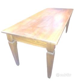 Tavolino  noce massello  125 cm  x  78 cm