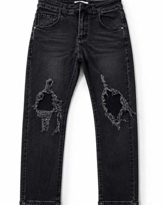 🔥Jeans neri ripped effetto vintage Taglia 40/42🔥