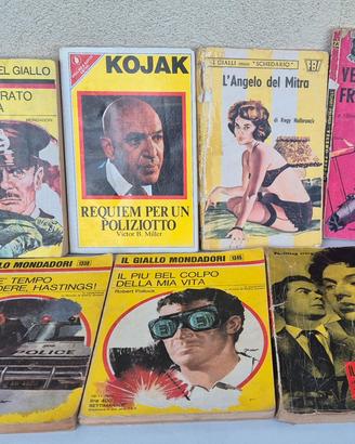 Lotto 6 romanzi gialli Vintage thriller  d'epoca 