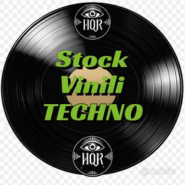 Lotto stock 100 vinili mix TECHNO con LISTA MUSICA