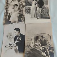 Cartoline vintage Sposi 