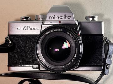 Reflex analogica Minolta SRT-100b  testata