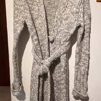 Cardigan lungo in lana