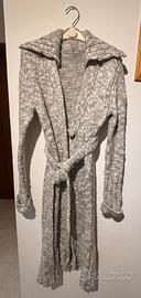 Cardigan lungo in lana