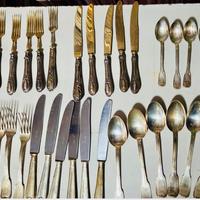 Servizio posate argentato