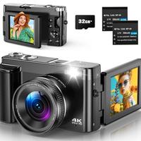 Fotocamera digitale 4k 48MP autofocus con SD 32GB