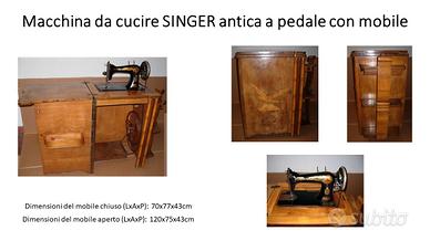 Mobile e Macchina da cucire SINGER