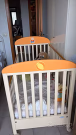 Lettino "AZUR" con materasso - bambini stanzetta