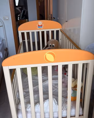 Lettino "AZUR" con materasso - bambini stanzetta