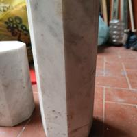 Piedistallo marmo bianco