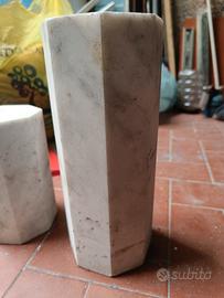 Piedistallo marmo bianco