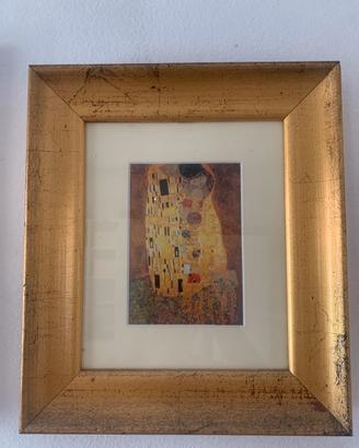 Quadro riproduzione il bacio di Klimt