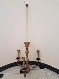 Lampadario a sospensione a tre luci