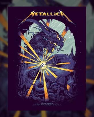 Metallica M72 WT - PopUp Poster Vienna Numbered